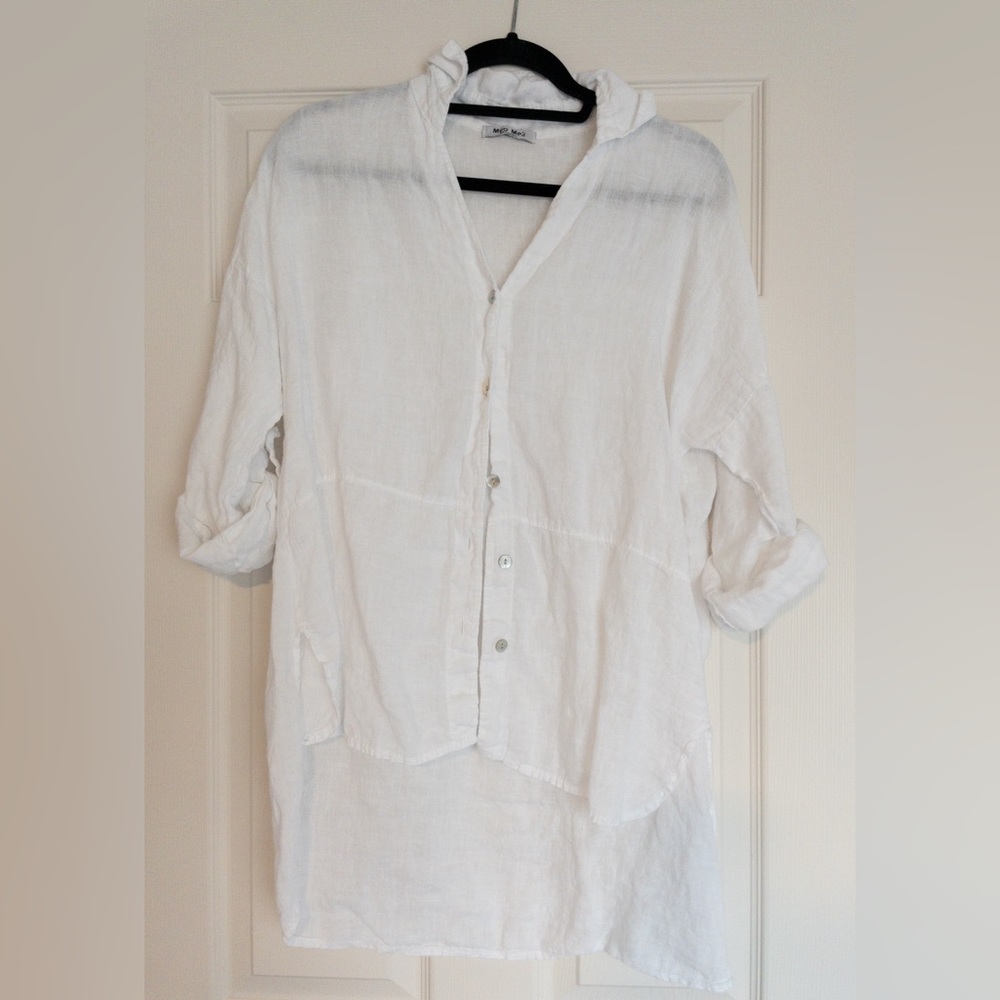 COPY - Made in Italy Linen Blouse